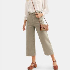NWOT Free People Moss Crop Pants